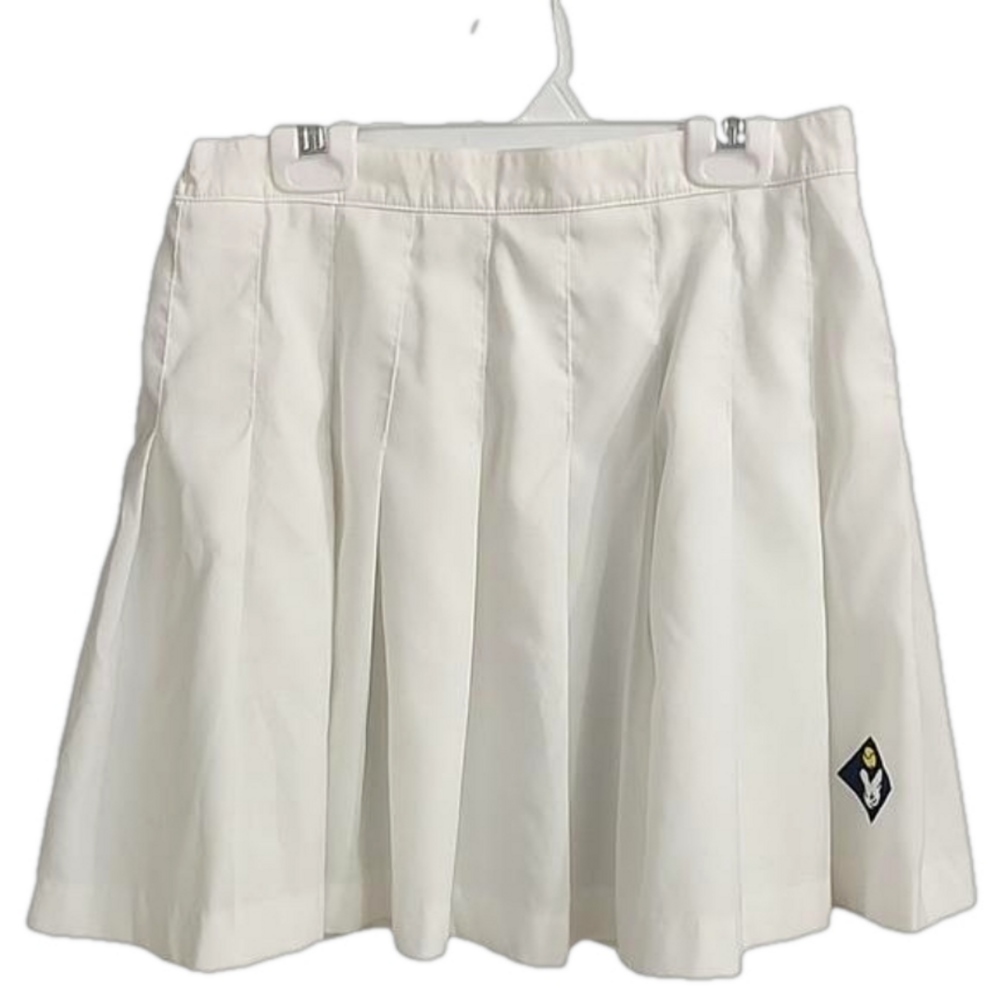 THE DISNEY STORE TENNIS SKIRT WHITE PLEATED SIZE MEDIUM